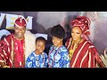 Surprise Entry! Femi Adebayo Makes a Grand Entrance with Wife and Kids at Seven Doors Premiere