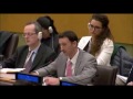 israeli diplomat yotam goren speaks at the un’s 5th committee on ict