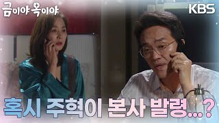 이응경은 최종환에게 김시후 미국 발령 결정에 대해 물어본다 [금이야 옥이야] | KBS 230425 방송