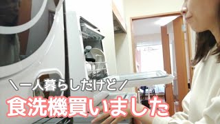 Reviewing of dishwasher and clothes dryer for Japanese one bedroom apartment / Tokyo