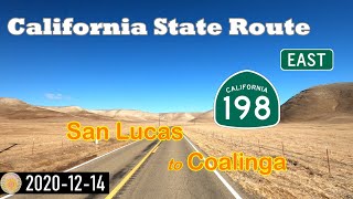 CA-198, the section from San Lucas to I-5 near Coalinga, scenic drive eastbound