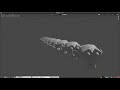 【blender】3dモデリングに被写界深度f値でボケ量を調整する方法。