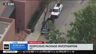 Suspicious package investigation at USC