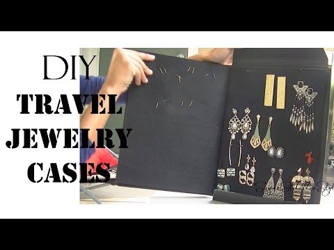DIY Travel Jewelry Cases - SugarStilettosStyle DIY Travel Jewelry Cases - SugarStilettosStyle