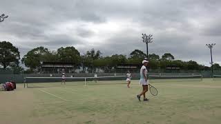 2019年IH テニス 女子 ダブルス 準々決勝 伊藤汐里・上伊倉理子（浦和麗明 埼玉）× 山口瑞希・藤田わか （城南学園 大阪）