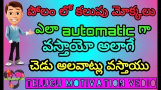 పొలంలో కలుపు మోక్కల్లగా మనలో చెడు ఆలోచనలు వస్తాయ్ telugu motivation-telugu-inspiring-veio