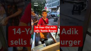 14 Year Old Adik sells Ramly Burger in Penang 🍔