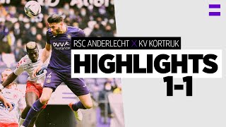 Highlights: RSC Anderlecht - KV Kortrijk | 2021-2022