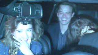 Natalia Dyer and Charlie Heaton leave a Miu Miu party at Maxfield in West Hollywood