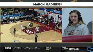 WBB: Elizabeth Kitley In-Game Interview (NCAA Round 2)