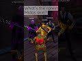 What’s the rarest Midas skin in Fortnite? #shorts