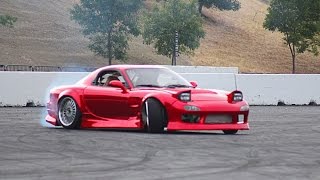 RX7 FD3S Sonoma Raceway Drift Session