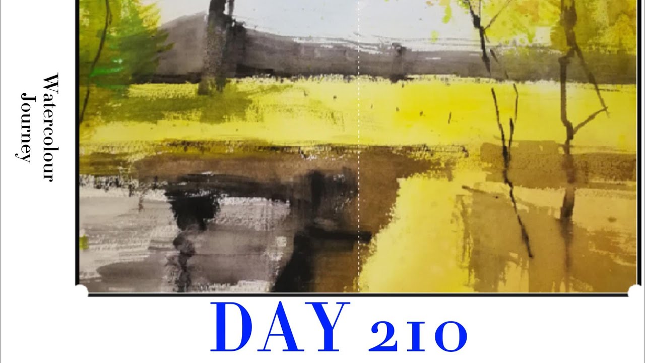 Watercolour Day 210 Youtube