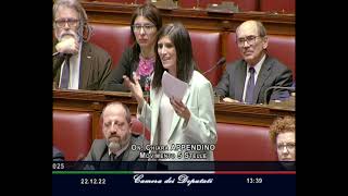 Chiara Appendino - M5S Camera - Intervento in Aula | 22/12/2022