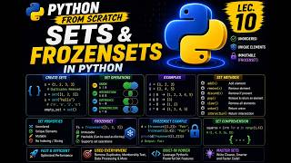 Sets & Frozensets in Python | Python From Scratch | Lec. 10