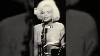 Marilyn Monroe & JFK's secret relationship.. #shorts