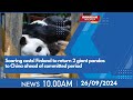 26/09/2024: Soaring costs!  Finland to return 2 giant pandas to China ahead of committed period