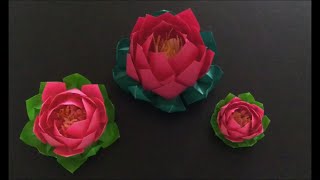 折り紙 切り紙 睡蓮 スイレン の花のリース 折り方 Niceno1 Origami Water Lily Flower Wreath Tutorial 折り紙 切り紙 睡蓮 スイレン の花のリース 折り方 Niceno1 Origami Water Lily Flower Wreath Tutorial