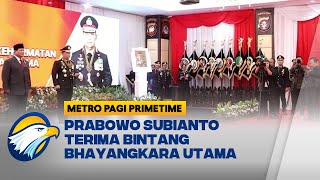 Prabowo Subianto Terima Bintang Bhayangkara Utama dari Polisi