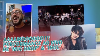 BTS (방탄소년단) - MIC Drop + IDOL - Live Performance #react #reaction