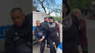 Watch how Berlin Police Unit 15 arrested a German supporter of Gaza’s civilians during the 78th Nak