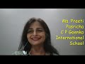 testimonial from  impact award 2020 finalist  ms preeti pasricha