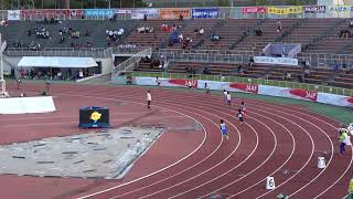 茨城国体2019 成少男子共通4×100mR予選2組 Tokyo Met.(片山 安田 猶木 高橋)40.40