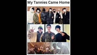 My Tannies Came Home 🥺😭😭😭😭😭 #bts #bangtan #ot7 #shorts #ytshorts #tannies