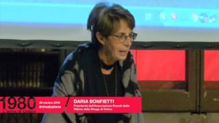 1980 L'anno di Ustica - Introduzione: Daria Bonfietti