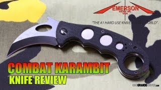 Emerson Combat Karambit Knife Review | OsoGrandeKnives