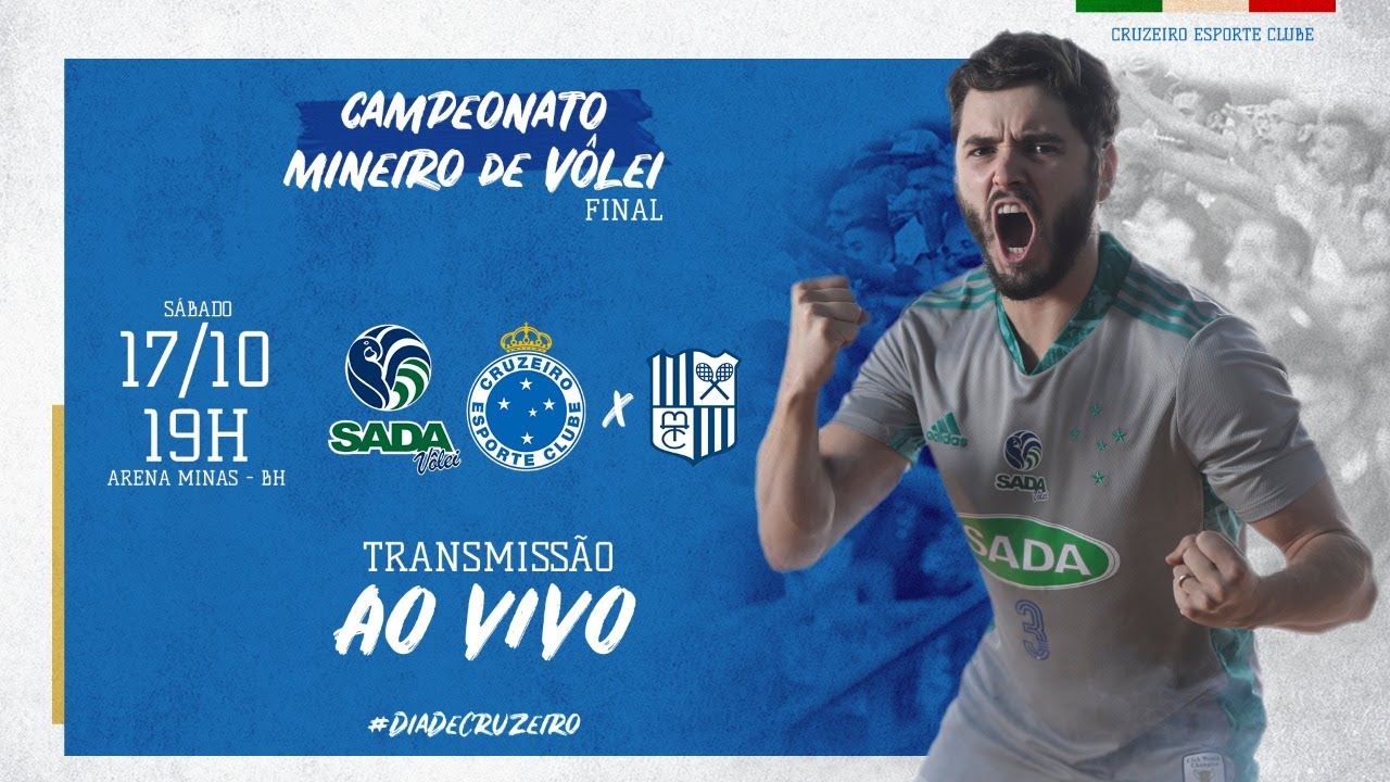 FINAL DO CAMPEONATO MINEIRO DE VÔLEI – SADA CRUZEIRO X MINAS - YouTube