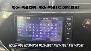 Unlock NSCN-W68 \u0026 More! Toyota Radios (NSZT-W68T, NSZN-Z68T) EASY FIX!