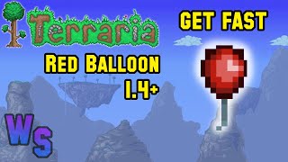 Terraria how to get Shiny Red Balloon on 1.4.4.9 (SEED) *Under 2 minutes*