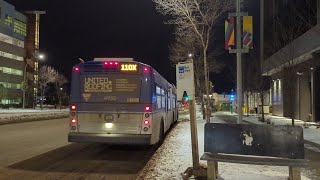 ETS Bus 2019/20 New Flyer XD60 #4950 On 110X Eaux Claires Express