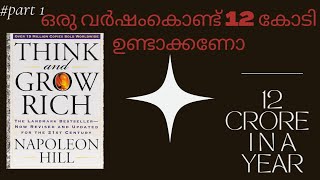 how to make money instant |Think rich and grow rich | napoleon hill| malayalam complete book summary