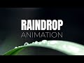 Raindrop Fall on Glass Animation using HTML CSS and JS | jQuery Plugins Tutorial