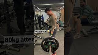 Gym fail. 80kg barbell biceps #youtubeshorts #shorts #gymshorts #gymfails