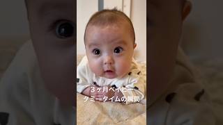 【速報】赤ちゃんのタミータイム、首が座った瞬間を捉えました。 #baby #赤ちゃん #寝返り #タミータイム #実況ベイビー s_.o927さんより！