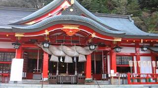 太鼓谷稲荷神社の風景　島根県津和野町