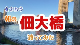 【東京散歩】⚠︎音量注意　月島から佃大橋まで歩いてみた