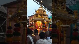 திருசெந்தூர் முருகன் தங்க தேர் பவனி .... #palani_city #thiruchendurtemplehistory #palanitemple