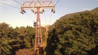 【前面展望】箱根ロープウェイ/Hakone Ropeway【桃源台→大涌谷】