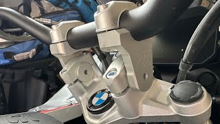 Too Tall for Your BMW R1250 GSA? Rox Pivoting Bar Risers Install & Review for Tall Riders