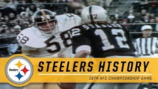 1974 AFC Championship Game | Pittsburgh Steelers vs. Oakland Raiders