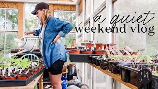 Fruit Restock with Me and Greenhouse Seedling Tour 🌱 | A Peaceful Vlog