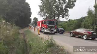 Autospeciala de pompieri Scania în acțiune la Băile Felix