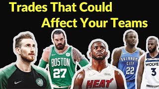 NBA Trades That Could Impact your Fantasy Basketball Teams 2019 -2020