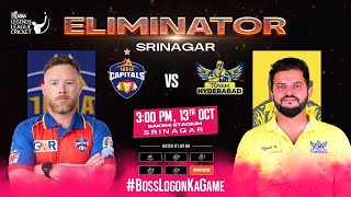 Live : LLC Eliminator | Legends League Cricket 2024 | India Capitals VS Toyam Hyderabad | T20