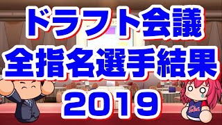 【速報】2019年プロ野球ドラフト会議の全指名選手まとめ