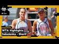 WTA Highlights || MAYAR SHERIF V ARYNA SABALENKA || En el MUTUA MADRID OPEN 2023